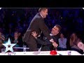 David walks out! Lured back by his Simon | Semi-Final 2 | Britain's Got More Talent 2013