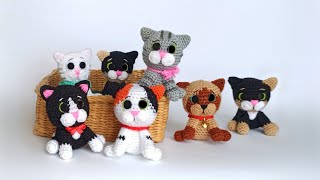🔥New 🌸 How to crochet little kittens Author's master class🌸
