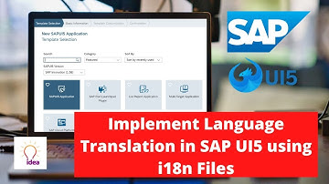 Easily Implement Language Translation in SAP UI5 using i18n Files
