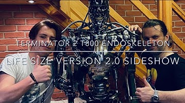 Terminator 2 T800 Endoskeleton Life Size Sideshow Version 2.0 Unboxing