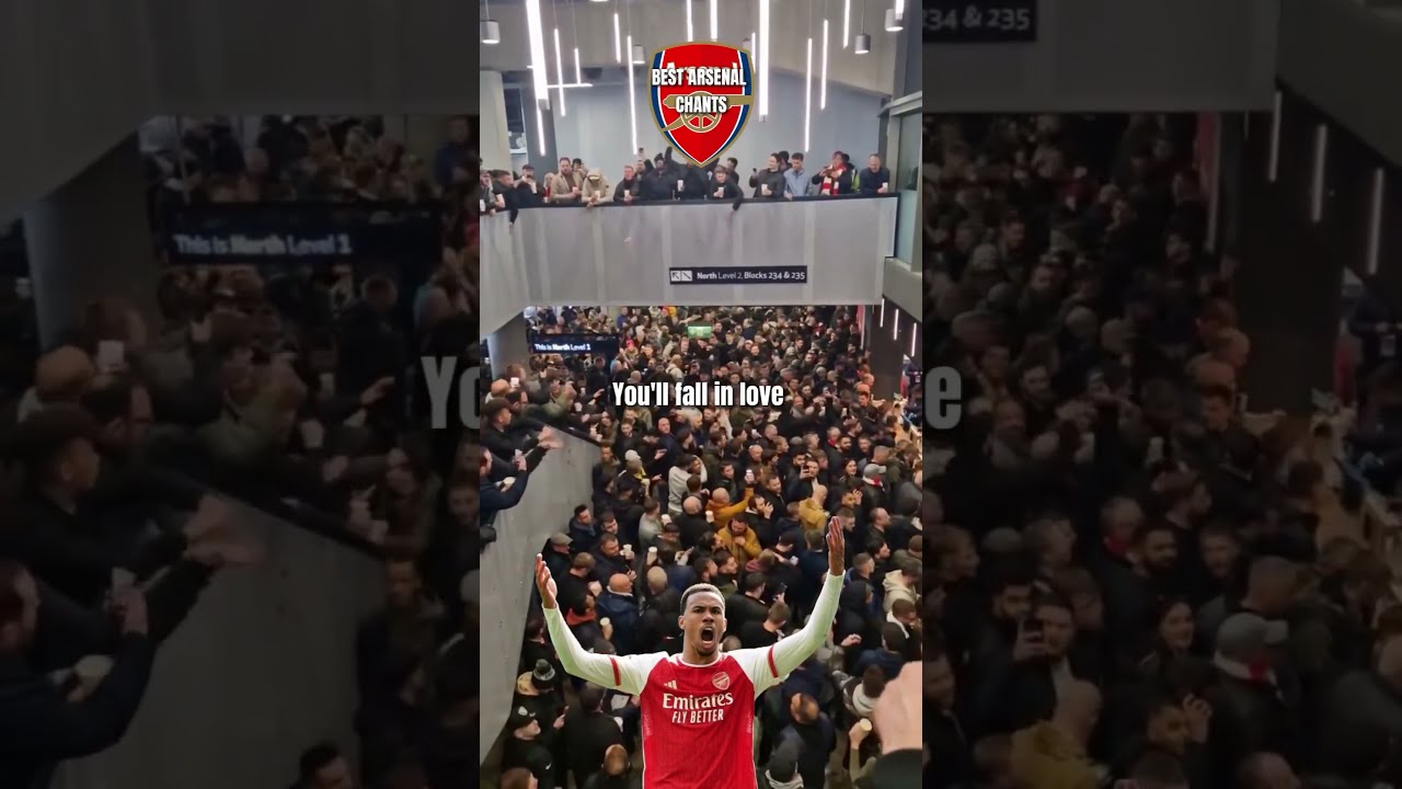  NEW Arsenal Chant Our Wall At The Back Is Gabriel Premierleague Football