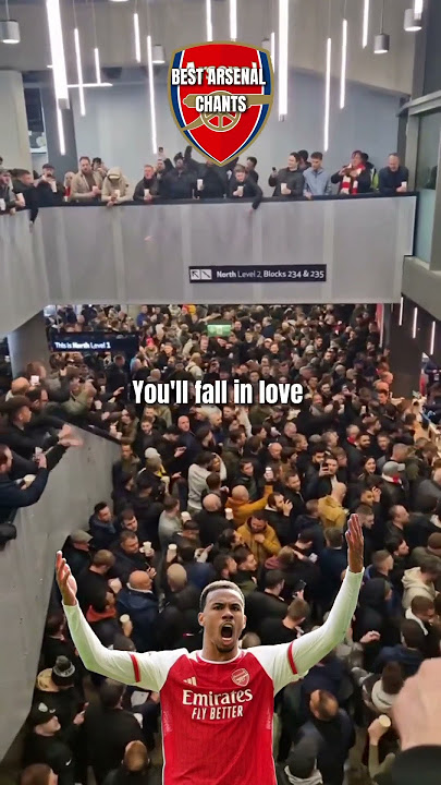 *NEW* Arsenal Chant 🎶Our Wall at the back is Gabriel 🎶 #premierleague #football #arsenal
