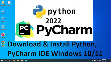How to Install Python and PyCharm IDE on Windows 10, Windows 11 2022