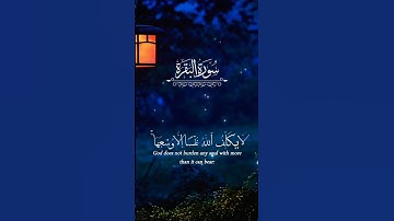 أواخر سورة البقرة #اكسبلور #المصحف #حالات_واتس #قرآن #قران_كريم #quran #راحة_نفسية #الله #الرحمن #ﷺ