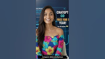 OpenAI just made ChatGPT Go FREE in India — here’s why 👀🔥 #chatgpt #openai