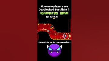 How New Players See Deadlocked in Geometry Dash!? #shorts