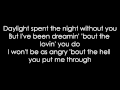 I hate myself for loving you - Joan Jett and the Blackhearts Lyrics