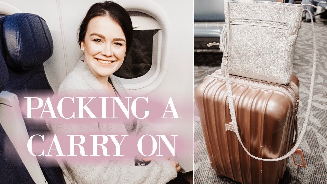 Packing A Carry On Tips Pack With Me First Flight Ever YouTube