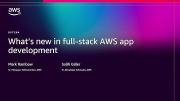 AWS re:Invent 2025 - What’s new in fullstack AWS app development (DVT204)