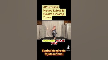 Pt1 Poi Dynamic Duo: Weave Spiral & Weave Airwrap Turns #español #PoiTutorial #PoiDance  #FlowArts