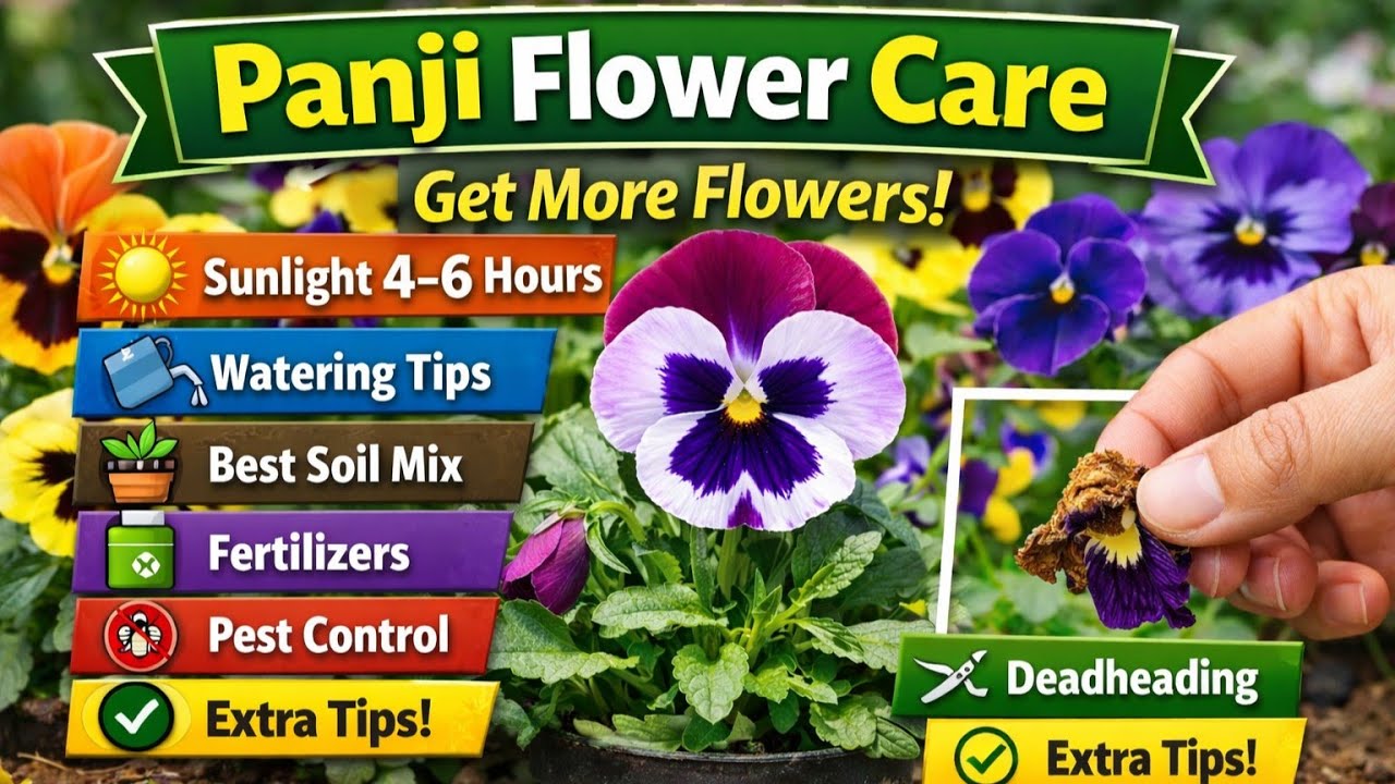 Pansy🌸flower care in February✨|पैजी को बहुत सारे फूलों🌸के लिए तैयार करे|#pansy#homegardening#flower