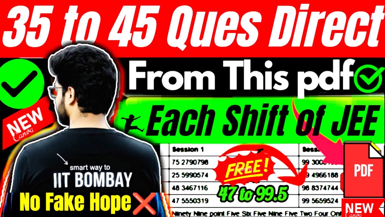 99%ile Confirm 💯- in JEE 2026 2 Month Strategy | 99 Percentile in 2 ...