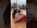 Stranded Dog Saved from Raging Flood  #dog #rescue #shorts #youtubeshorts