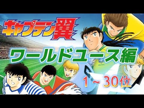 【キャプテン翼ワールドユース最強ランキング】キャプテン翼ランキング1～30位。【キャプテン翼】【キャプテン翼ジュニアユース】【キャプテン翼 ライジングサン】【キャプテン翼 アニメ】