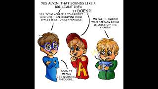 Simon Ridicules Alvin - Alvin And The Chipmunks Comic Dub #shorts #alvinandthechipmunks