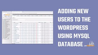 Adding new users to the WordPress site using the database? 2023 | #WordPress 18