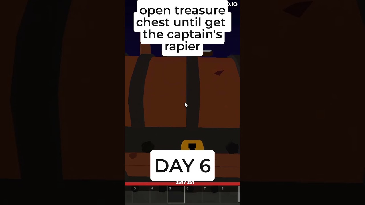 Open Treasure Chest Until Get The Captain's Rapier - Day 6