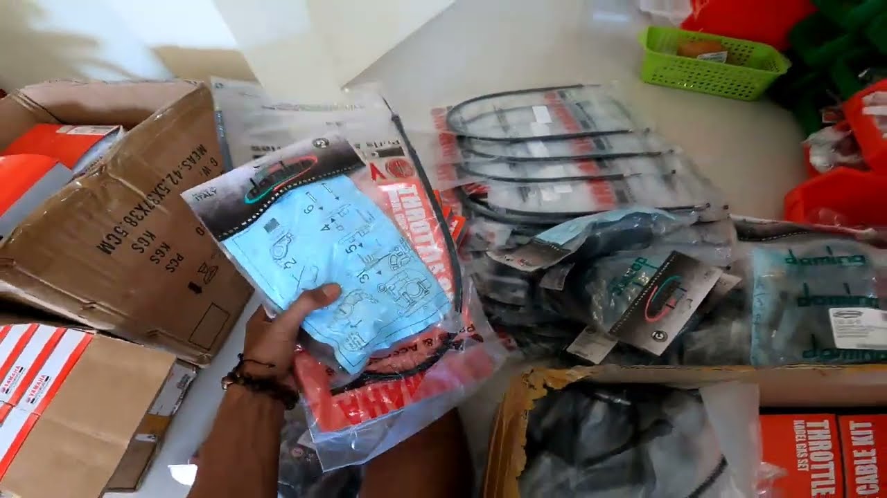 TUTORIAL CARA PEMBUATAN KABEL GAS SPONTAN DOMINO RAKITAN KABEL KOPLING 2 CABANG UNTUK RXKING