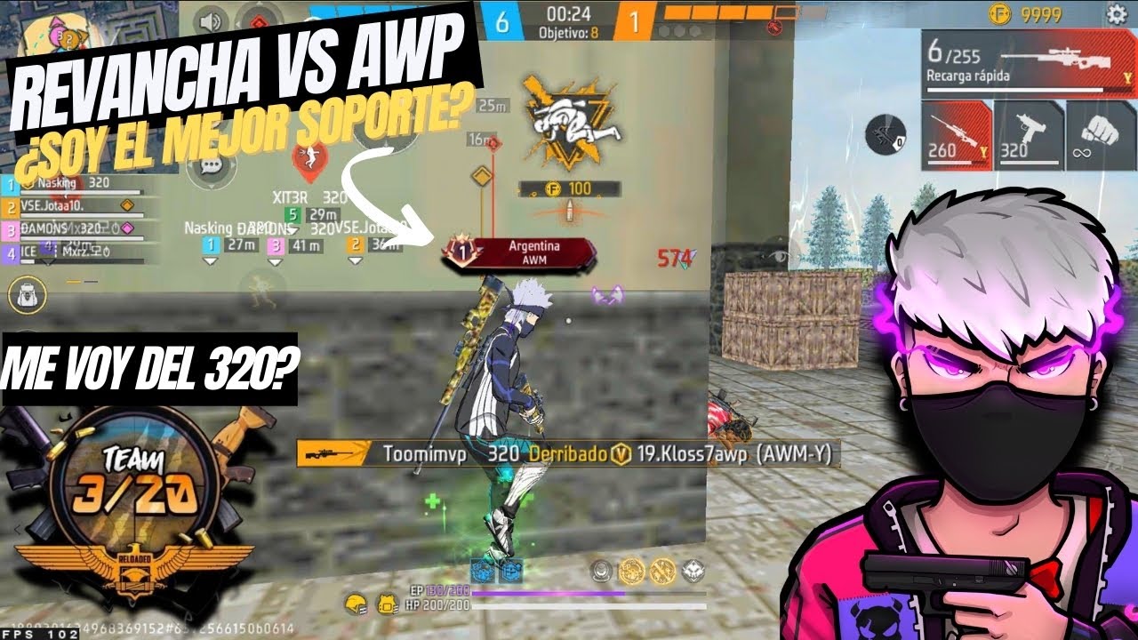 ASI JUGAMOS LA REVANCHA vs AWP con el TEAM 320 😳🔥 | JOTA y NASCARY ME QUIEREN ROBAR EL MVP🤡