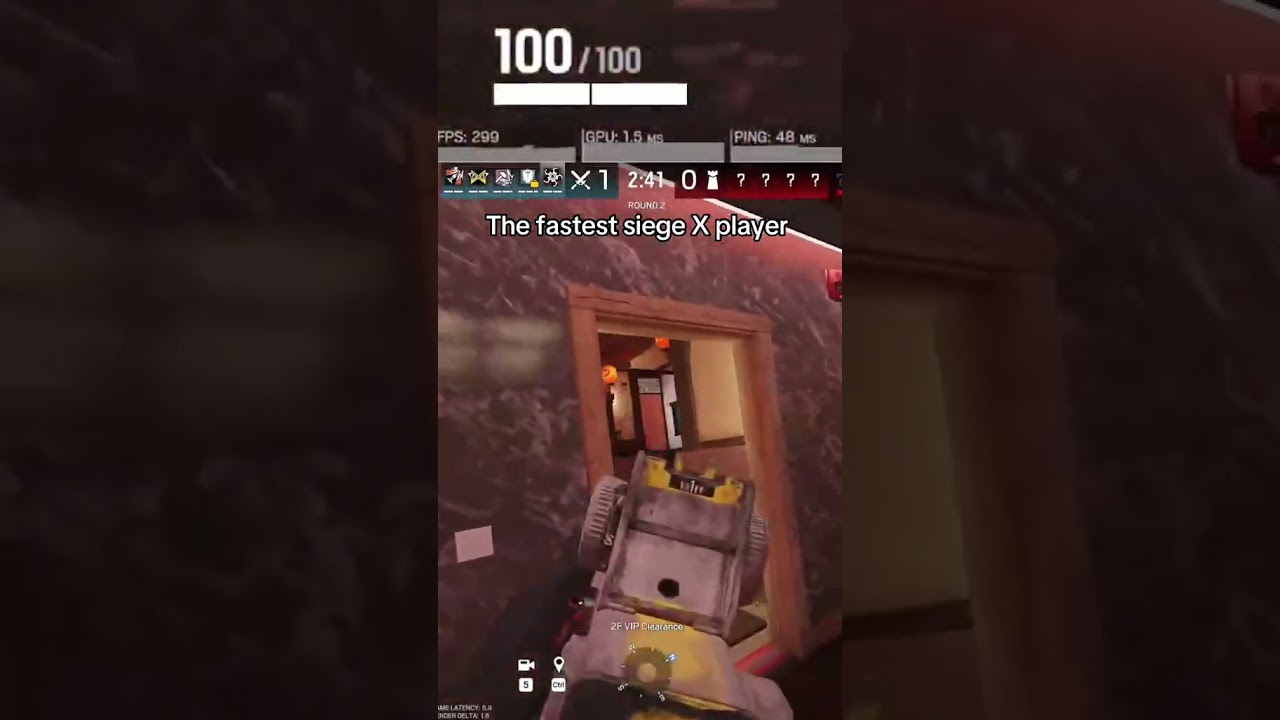 Самый быстрый игрок Siege X 