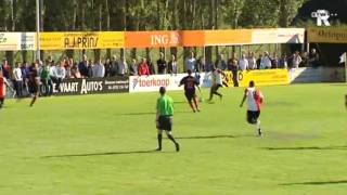 Doelpunt Van Diego Biseswar Vitesse Delft - Feyenoord