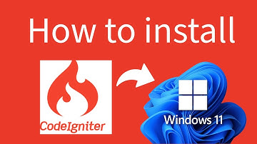 How to install and create CodeIgniter project on Windows