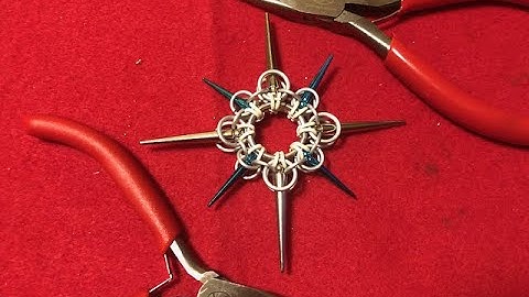 Venturer Scout Project - Chain Maille Project #2 - Star of Bethlehem