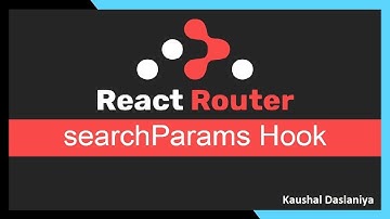 useSearchParams and setSearchParmas in react js