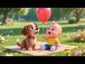 Puppy Balloon Day 🐶🎈 | Learn Colors, Numbers & Fun Learning for Toddlers & Preschool Kids