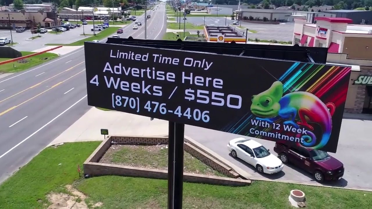 Sign Tech Billboard Hilltop, Jonesboro, AR Day YouTube