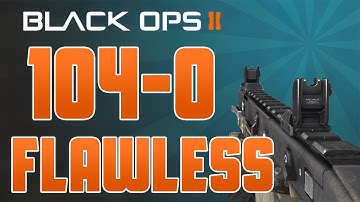 Black Ops 2: 104-0 Solo Flawless - My First 100+ in COD (BO2 Multiplayer Gameplay)