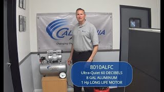 California Air Tools 8010ALFC Ultra Quiet 8-Gal Aluminum Tank Air Compressor (INDUSTRIAL SERIES)
