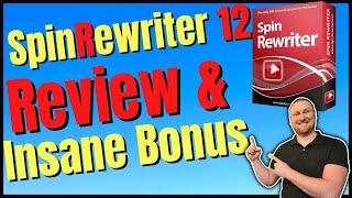 SpinRewriter 12 Review - Demo - Best Bonus I Ever Offered!