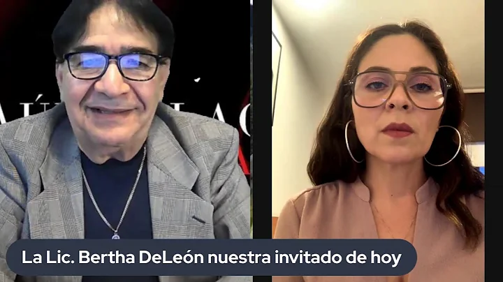 BERTHA MARIA DELEON SERA NUESTRA INVITADA DE HOY E...