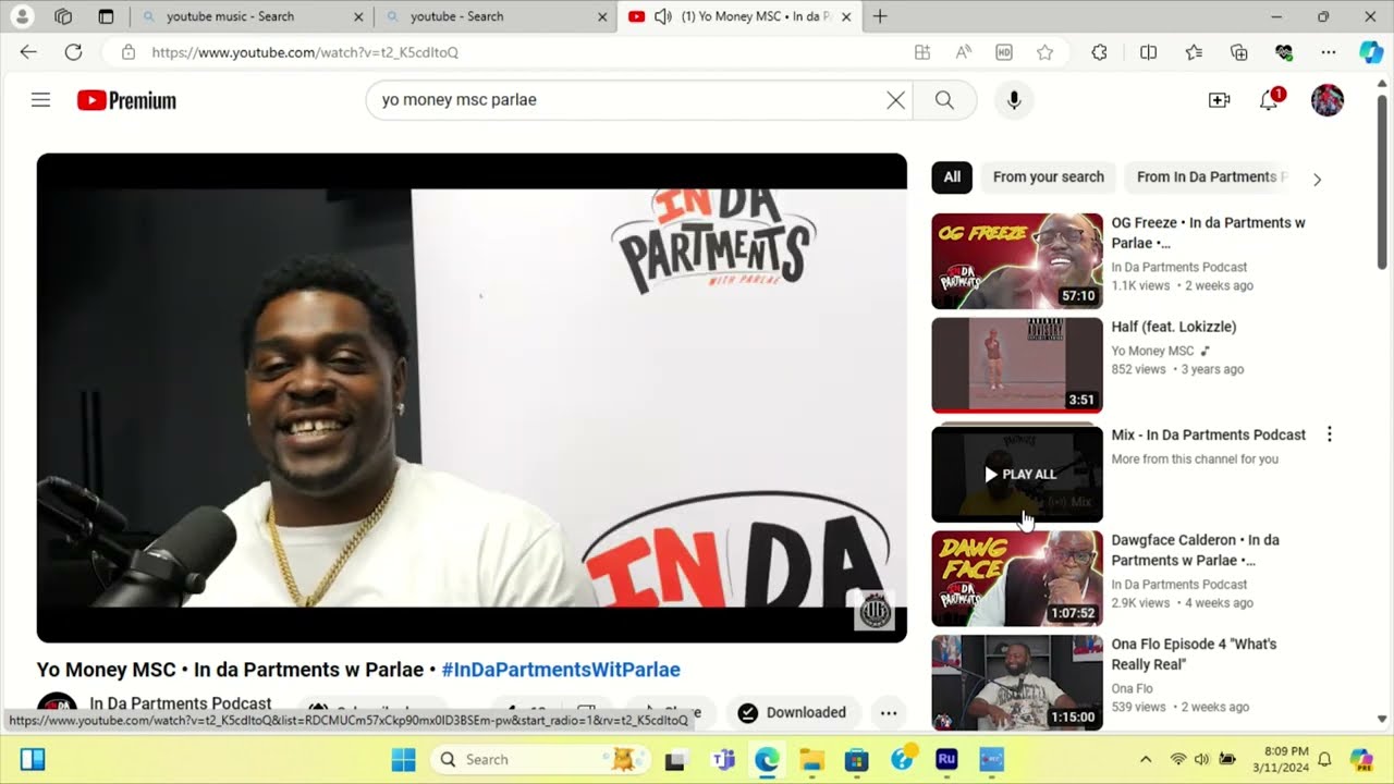 Yo Money MSC & Parlae “Interview” live at The ATM Lounge 