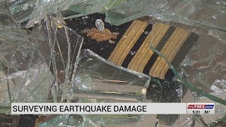 Nc Officials Surveying Earthquake Damage In Sparta