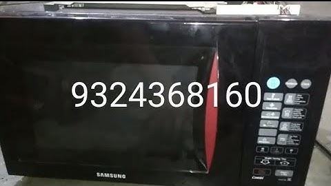 Samsung CE103LFB microwave oven E-21 error problem sensor fault replace solved