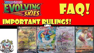 Pokemon TCG Evolving Skies FAQ – Important New Pokemon Rulings!! (Pokémon TCG News)