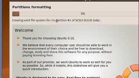 Journey Through Linux - 001 - Installing Ubuntu 9.10