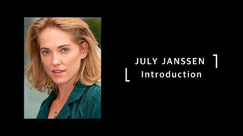 July Janssen – Actress Self-Introduction Video