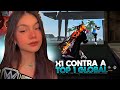 FUI X1 CONTRA UMA GAROTA TOP 1 GLOBAL E OLHA OQUE ACONTECEU 😧