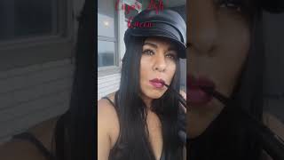 Queen smoking her new leather pipe from loyal subject! Dressed all in leather! song by Svnttino,Ando