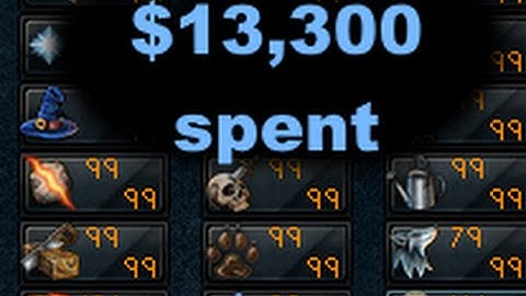 $13,300 SPENT ON RUNESCAPE FOR FASTEST ALL 99