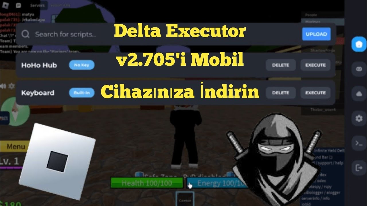 Mobil Cihazda Delta Executor v2.705 Nasıl İndirilir |Roblox Delta Executor Anahtarsız Son Güncelleme