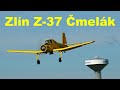 Zlin Z-37 | scale RC airplane | 4K | Holesov 2021