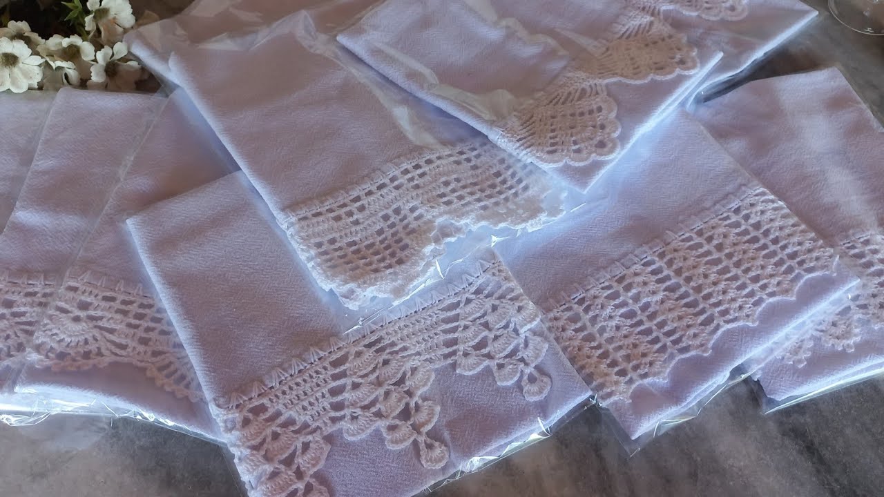 vem conferir  e se apaixonar por essa linda encomenda de panos de prato todos branquinhos 🤩