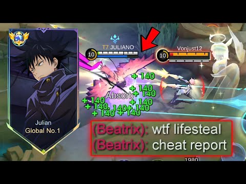 TOP 1 GLOBAL JULIAN NEW BRUTAL DAMAGE WITH LIFESTEAL BUILD 2024 (recommended build) 