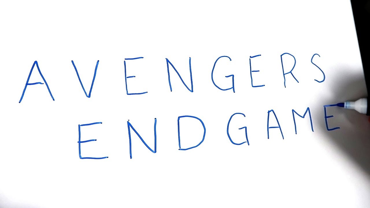 Avengers End Game art by James Raiz (aka. @boxofficeartist)