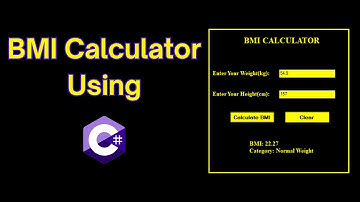 Build a BMI Calculator in C# | Windows Forms App Tutorial for Beginners