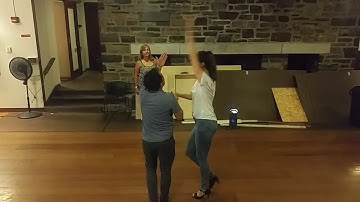 Salsa On2 Intermediate Turn Pattern Combo Partnerwork by Sergio and Sheena #77